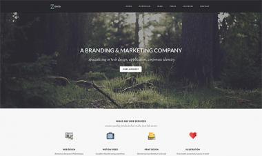 Zonya Free Homepage PSD