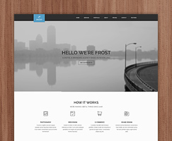 
Frost - Multipurpose Responsive One Page HTML5