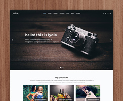 Lydia - Photography & Magazine WordPress Theme