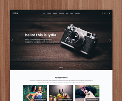 Lydia - Photography & Magazine WordPress Theme